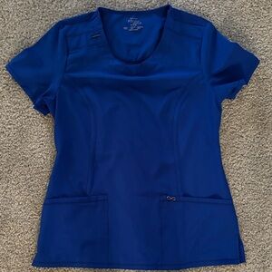 Women's Royal Blue Short Sleeve Top